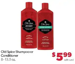 Family Fresh Market Old Spice Shampoo or Conditioner offer