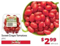 Family Fresh Market Our Family sweet grape tomatoes offer