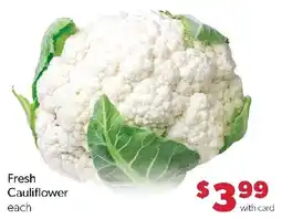 Family Fresh Market Fresh Cauliflower offer