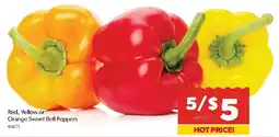 Family Fresh Market Red, Yellow or Orange Sweet Bell Peppers offer