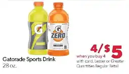 Family Fresh Market Gatorade Sports Drink offer