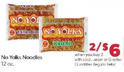 Family Fresh Market No Yolks Noodles offer