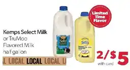 Family Fresh Market Kemps Select Milk or TruMoo Flavored Milk offer