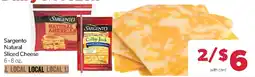 Family Fresh Market Sargento Natural Sliced Cheese offer