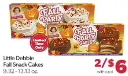 Family Fresh Market Little Debbie Fall Snack Cakes offer