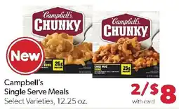 Family Fresh Market Campbell's Single Serve Meals offer