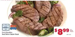 Family Fresh Market Angus Pride Fresh Boneless Beef Sirloin Sizzler Steak offer