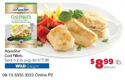 Family Fresh Market AquaStar Cod Fillets offer