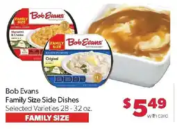 Family Fresh Market Bob Evans Family Size Side Dishes offer