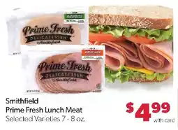 Family Fresh Market Smithfield Prime Fresh Lunch Meat offer