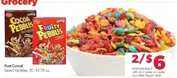 Family Fresh Market Post Cereal offer