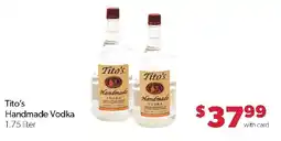 Family Fresh Market Tito's Handmade Vodka offer