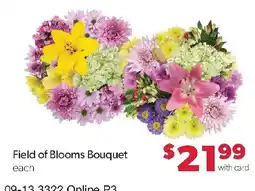 Family Fresh Market Field of Blooms Bouquet offer