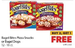 Family Fresh Market Bagel Bites Pizza Snacks or Bagel Dogs offer