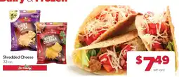Family Fresh Market Our Family shredded cheese offer