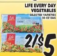 Fine Fare Life every day vegetables offer