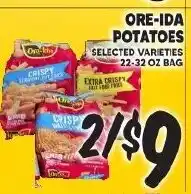 Fine Fare Ore-ida potatoes offer