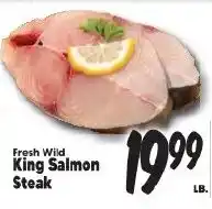 Fine Fare Fresh Wild King Salmon Steak offer