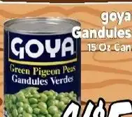 Fine Fare Goya green pigeon peas offer