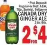 C Town Canada dry ginger ale offer
