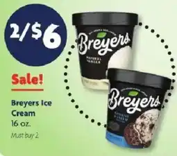 Family Dollar Breyers ice cream offer
