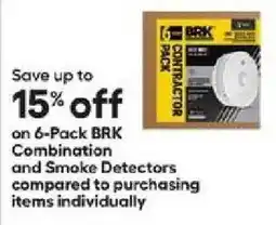 Lowe's Brk combination and smoke detectors offer