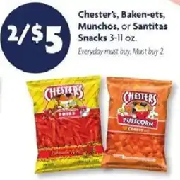 Family Dollar Chester's snacks offer