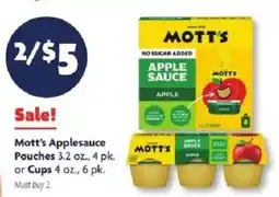 Family Dollar Mott's Applesauce offer