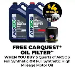 Advance Auto Parts Free Carquest Oil Filter offer