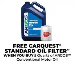 Advance Auto Parts Free Carquest Standard Oil Filter offer