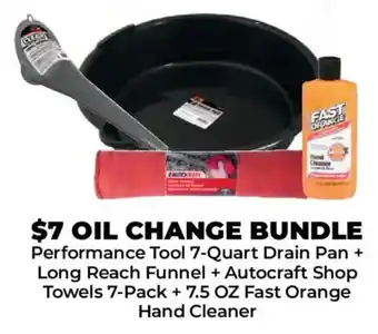 Oil change bundle