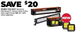 Advance Auto Parts Sylvania Off-Road 3" Yellow Ultra Cube LED Light Pods offer
