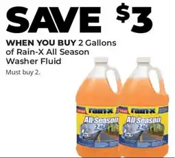 Advance Auto Parts Rain-X All Season Washer Fluid offer