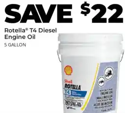 Advance Auto Parts Shell rotella T4 diesel engine oil offer