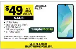 Dollar General Samsung A16 offer