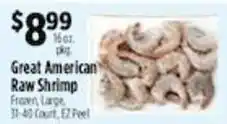 Pioneer Supermarkets Great American Raw Shrimp offer