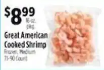 Pioneer Supermarkets Great American Cooked Shrimp offer