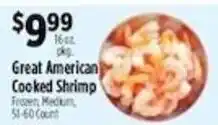 Pioneer Supermarkets Great American Cooked Shrimp offer
