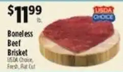 Pioneer Supermarkets Usda choice boneless beef brisket offer