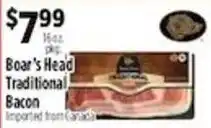 Pioneer Supermarkets Boar's Head Traditional Bacon offer