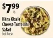 Pioneer Supermarkets Hans Kissel Cheese Tortellini Salad offer