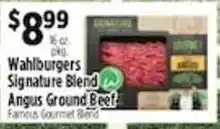 Pioneer Supermarkets Wahlburgers Signature Blend Angus Ground Beef offer