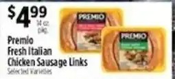 Pioneer Supermarkets Premio fresh italian chicken sausage links offer
