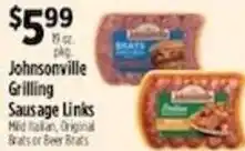 Pioneer Supermarkets Johnsonville Grilling Sausage Links offer