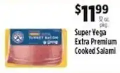 Pioneer Supermarkets Super Vega Extra Premium Cooked Salami offer