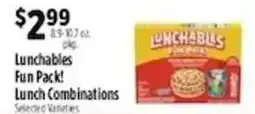 Pioneer Supermarkets Lunchables Fun Pack! offer