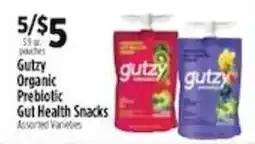 Pioneer Supermarkets Gutzy Organic Prebiotic Gut Health Snacks offer