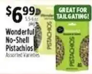 Pioneer Supermarkets Wonderful No-Shell Pistachios offer
