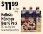 Pioneer Supermarkets Hofbräu München Beer 6 Pack offer