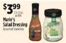 Pioneer Supermarkets Marie's Salad Dressing offer